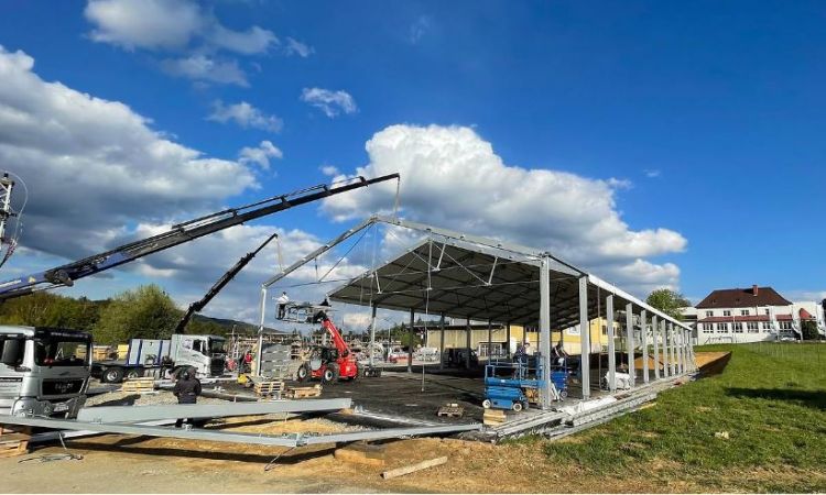 Lagererweiterung bei steirischem Betrieb